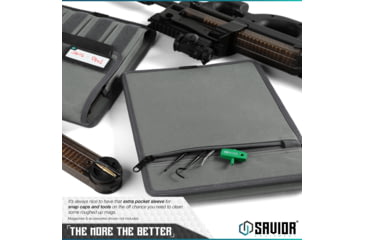 Image of Savior Equipment Mag Buddy Extended Pistol Magazine Pouch, 2 Pack, Grey, 12.25in H x 10.75in W, MP-FD-EXTX4-2P-GS