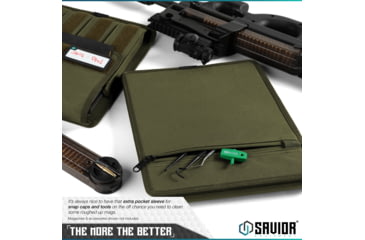 Image of Savior Equipment Mag Buddy, Extended Pistol Magazine Pouch, 2 Pack, OD Green, MP-FD-EXTX4-2P. OG
