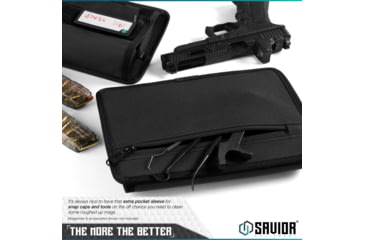 Image of Savior Equipment Mag Buddy, Pistol Magazine Pouch, 2 Pack, Black, MP-FD-PISX5-2P-BK