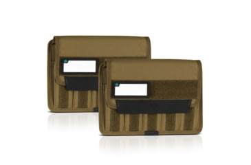 Image of Savior Equipment Mag Buddy Pistol Magazine Pouch, 2 Pack, Dark FDE, 7.25in H x 10.75in W, MP-FD-PISX5-2P-TN