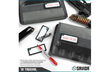 Image of Savior Equipment Mag Buddy, Pistol Magazine Pouch, 2 Pack, Gray, MP-FD-PISX5-2P. GS