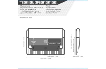 Image of Savior Equipment Mag Buddy, Pistol Magazine Pouch, 2 Pack, Gray, MP-FD-PISX5-2P. GS