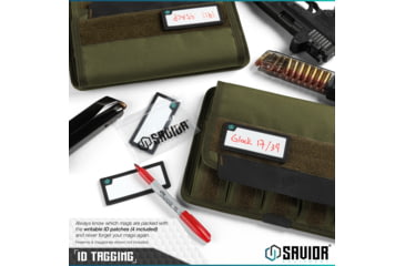 Image of Savior Equipment Mag Buddy, Pistol Magazine Pouch, 2 Pack, OD Green, MP-FD-PISX5-OG