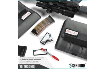 Image of Savior Equipment Mag Buddy Rifle Magazine Pouch, Grey, 9.75in H x 10.75in W, MP-FD-RIFX3-2P-GS