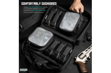 Image of Savior Equipment Mini Range Bag, Black, 12.5 x 8.5 x 3.25in, RA-DGSPWS-MINI-BK