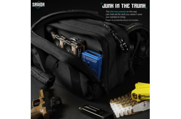 Image of Savior Equipment Mini Range Bag, Black, 12.5 x 8.5 x 3.25in, RA-DGSPWS-MINI-BK