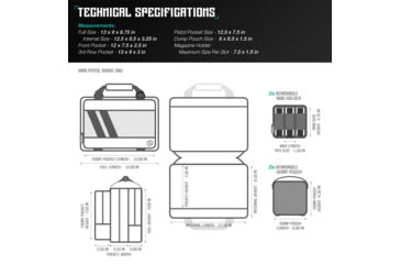 Image of Savior Equipment Mini Range Bag, Black, 12.5 x 8.5 x 3.25in, RA-DGSPWS-MINI-BK