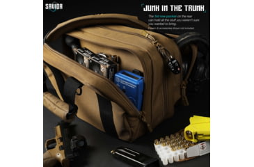 Image of Savior Equipment Mini Range Bag, Dark FDE, 12.5 x 8.5 x 3.25in, RA-DGSPWS-MINI-TN