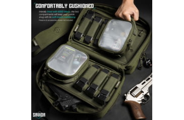 Image of Savior Equipment Mini Range Bag, OD Green, 12.5 x 8.5 x 3.25in, RA-DGSPWS-MINI-OG