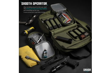 Image of Savior Equipment Mini Range Bag, OD Green, 12.5 x 8.5 x 3.25in, RA-DGSPWS-MINI-OG