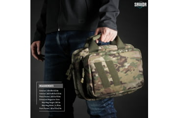 Image of Savior Equipment MultiCam Specialist Pistol Case, Multicam Original, 12.5in L x 8.5in H x 2.5in W, HC-DGSPORT-WS-MCOG