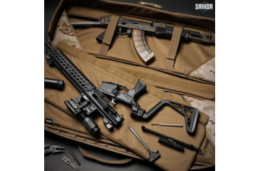 Image of Savior Equipment MULTICAM Urban Warfare Double Rifle Case, 36in, Multicam Arid, RB-3612DG-VER2-MCID