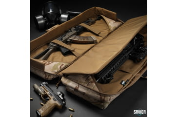 Image of Savior Equipment MULTICAM Urban Warfare Double Rifle Case, 42in, Multicam Arid, RB-4212DG-VER2-MCID