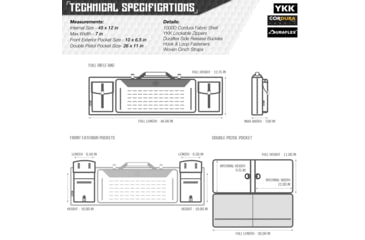 Image of Savior Equipment MULTICAM Urban Warfare Double Rifle Case, 46in, Multicam Black, RB-4612DG-VER2-MCB