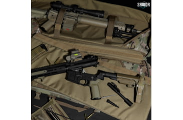 Image of Savior Equipment MULTICAM Urban Warfare Double Rifle Case, 46in, Multicam Original, RB-4612DG-VER2-MCOG