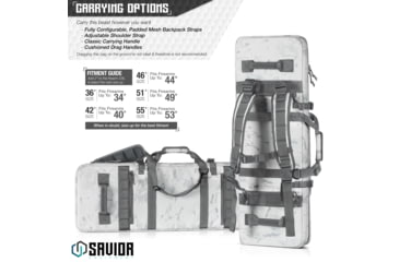 Image of Savior Equipment MULTICAM Urban Warfare Double Rifle Case, 51in, Multicam Alpine, RB-5112DG-VER2-MCAL