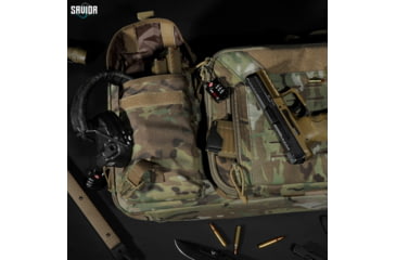 Image of Savior Equipment MULTICAM Urban Warfare Double Rifle Case, 51in, Multicam Original, RB-5112DG-VER2-MCOG