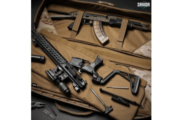 Image of Savior Equipment Multicam Urban Warfare 46in Double Rifle Case, Arid, RB-4612DG-VER2-MCID