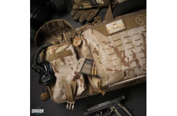 Image of Savior Equipment Multicam Urban Warfare 46in Double Rifle Case, Arid, RB-4612DG-VER2-MCID