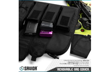 Image of Savior Equipment Patriot Single Single Rifle Case, 35in, Black, RB-SG36-V1-BK