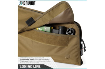 Image of Savior Equipment Patriot Single Single Rifle Case, 35in, Dark FDE, RB-SG36-V1-TN