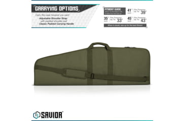 Image of Savior Equipment Patriot Single Single Rifle Case, 41in, OD Green, RB-SG42-V1-OG
