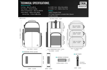 Image of Savior Equipment PRO S.E.M.A Competition Backpack, Black, BP-SEMAXL-PRO-BK