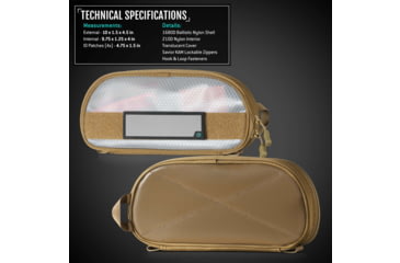Image of Savior Equipment Pro Sema Dump Pouch, 2 Pack, Dark FDE, 10x5in, SP-PCORE10X5-2P-TN