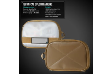 Image of Savior Equipment Pro Sema Dump Pouch, 2 Pack, Dark FDE, 11x7in, SP-PCORE11SEV-2P-TN