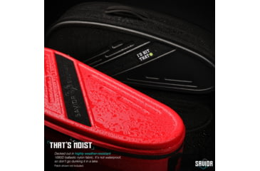 Image of Savior Equipment Pro Touring, Single Or Double Rifle Case, Tennis Variant, Black, RB-TENNIS-V1-BK