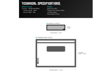 Image of Savior Equipment Replacement Pistol Sleeve for Specialist Range Bag - 3 Pack, OD Green, 11.5in x 7.5in, OD Green, 11.5in x 7.5in, HC-RA3GUN-SPARE-3PC-OG