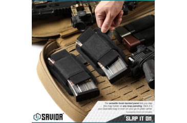 Image of Savior Equipment Rifle Mag Holder, Gray, 5.8 H x 3.75 W, MP-TNS-RIFX1-GS