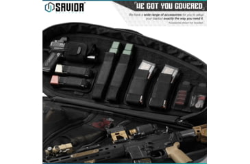 Image of Savior Equipment Rifle Mag Holder, Gray, 5.8 H x 3.75 W, MP-TNS-RIFX1-GS