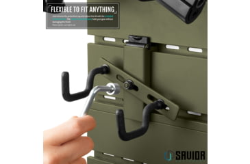 Image of Savior Equipment Adjustable Pistol Hanger w/ Double Hook