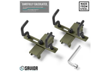 Image of Savior Equipment Adjustable Pistol Hanger w/ Double Hook