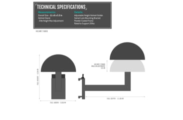 Image of Savior Equipment Helmet Rack