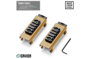 Image of Savior Equipment Wall Rack System Attachments Picatinny Rail