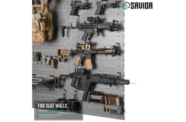 Image of Savior Equipment Wall Rack System Attachments Rifle Hooks