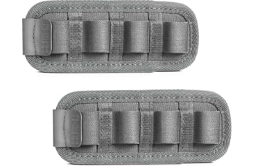 Image of Savior Equipment Shotgun Shell Holder, 4 Slots, 2 Pack, SW Gray, MP-TNS-12G-QUAD-2P-GS