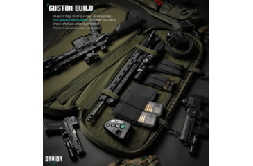 Image of Savior Equipment Specialist Covert Single Rifle Case, 30in, OD Green, RB-SGSPORT30-WS-OG