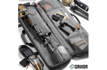 Image of Savior Equipment Specialist LRP Single Rifle Case, 47in, Gray, 47 L x 12.5 H x 3.5 W, RB-SG47-LRP-WS-GS