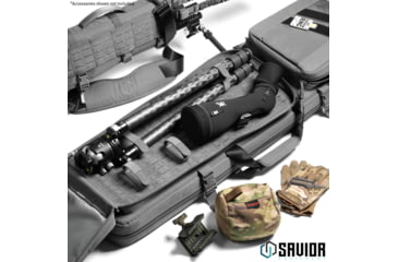 Image of Savior Equipment Specialist LRP Single Rifle Case, 47in, Gray, 47 L x 12.5 H x 3.5 W, RB-SG47-LRP-WS-GS