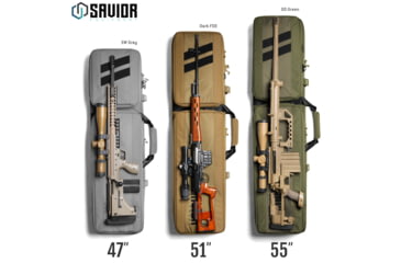 Image of Savior Equipment Specialist LRP Single Rifle Case, 47in, OD Green, 47 L x 12.5 H x 3.5 W, RB-SG47-LRP-WS-OG