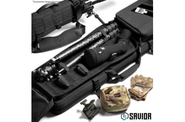 Image of Savior Equipment Specialist LRP Single Rifle Case, Black, 47in L x 12.5in H x 3.5in W, RB-SG47-LRP-WS-BK