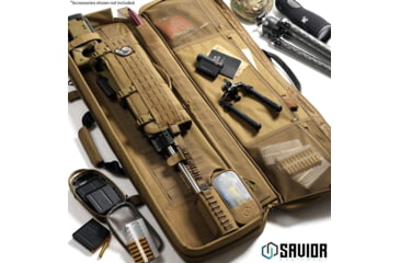 Image of Savior Equipment Specialist LRP Single Rifle Case, Dark FDE, 47in L x 12.5in H x 3.5in W, RB-SG47-LRP-WS-TN