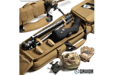 Image of Savior Equipment Specialist LRP Single Rifle Case, Dark FDE, 47in L x 12.5in H x 3.5in W, RB-SG47-LRP-WS-TN