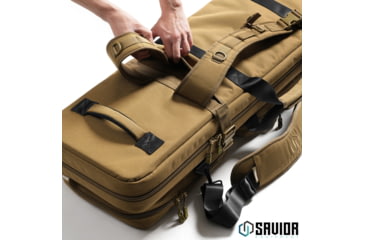 Image of Savior Equipment Specialist LRP Single Rifle Case, Dark FDE, 47in L x 12.5in H x 3.5in W, RB-SG47-LRP-WS-TN