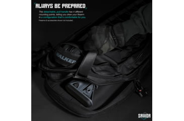 Image of Savior Equipment T.G.B Coffin Covert Single Rifle Case, 30in, Black, RB-COVERT30-SS-BK