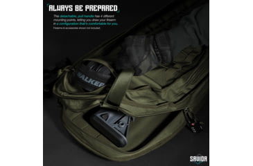 Image of Savior Equipment T.G.B Coffin Covert Single Rifle Case, 30in, OD Green, RB-COVERT30-SS-OG