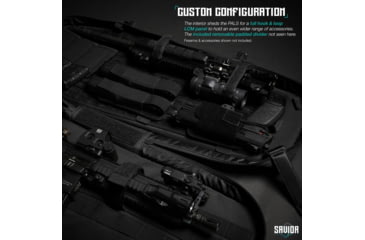 Image of Savior Equipment T.G.B Coffin Covert Single Rifle Case, 34in, Black, RB-COVERT34-SS-BK